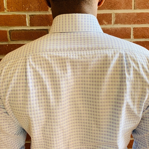 Long Sleeve Tailored Men’s Dress Shirt - Picture 4 of 8